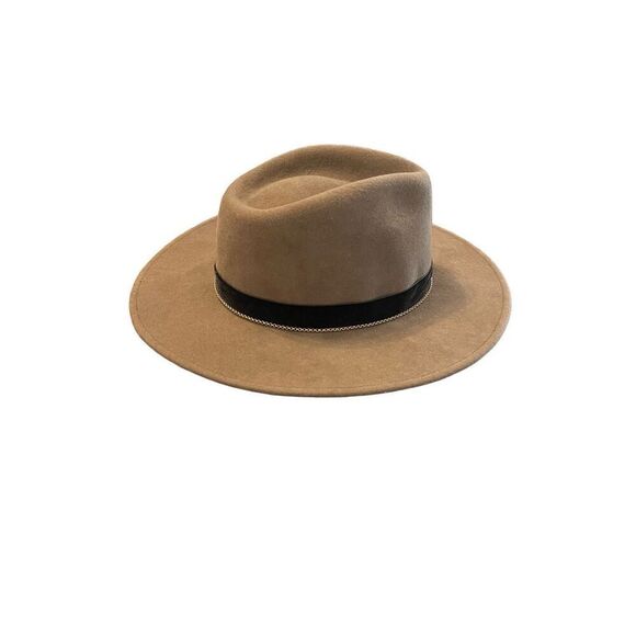 Jess Collett Milliner The Hometown‎ Trilby Brown Wool Felt Hat